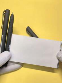 1 Reusable Pen With Expandable Memo Pad, Made Of Plastic Material, A Multifunctional Writing Tool For Exams And Notes Taking