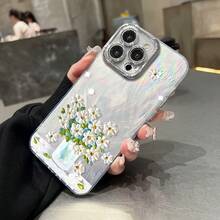Estuche para teléfono 1 estuche para teléfono con láser IMD degradado con estampado vibrante, modelos 16, 15, 14, 13, 12 y 11, incluidas las series completas 13, 14 Pro, 15 Plus y 16 Pro, con película para lentes y un diseño híbrido clásico a prueba de golpes. - Colores mixtos 1 - Ver 5