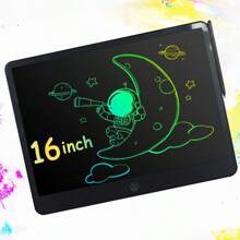 RSP 1pc 16/12/8.5/6.5 Inch LCD Color Drawing Tablet, Writing Pad, With Stylus, Montessori Educational Tool, Erasable Board, Birthday, Christmas, Halloween, Easter Gift