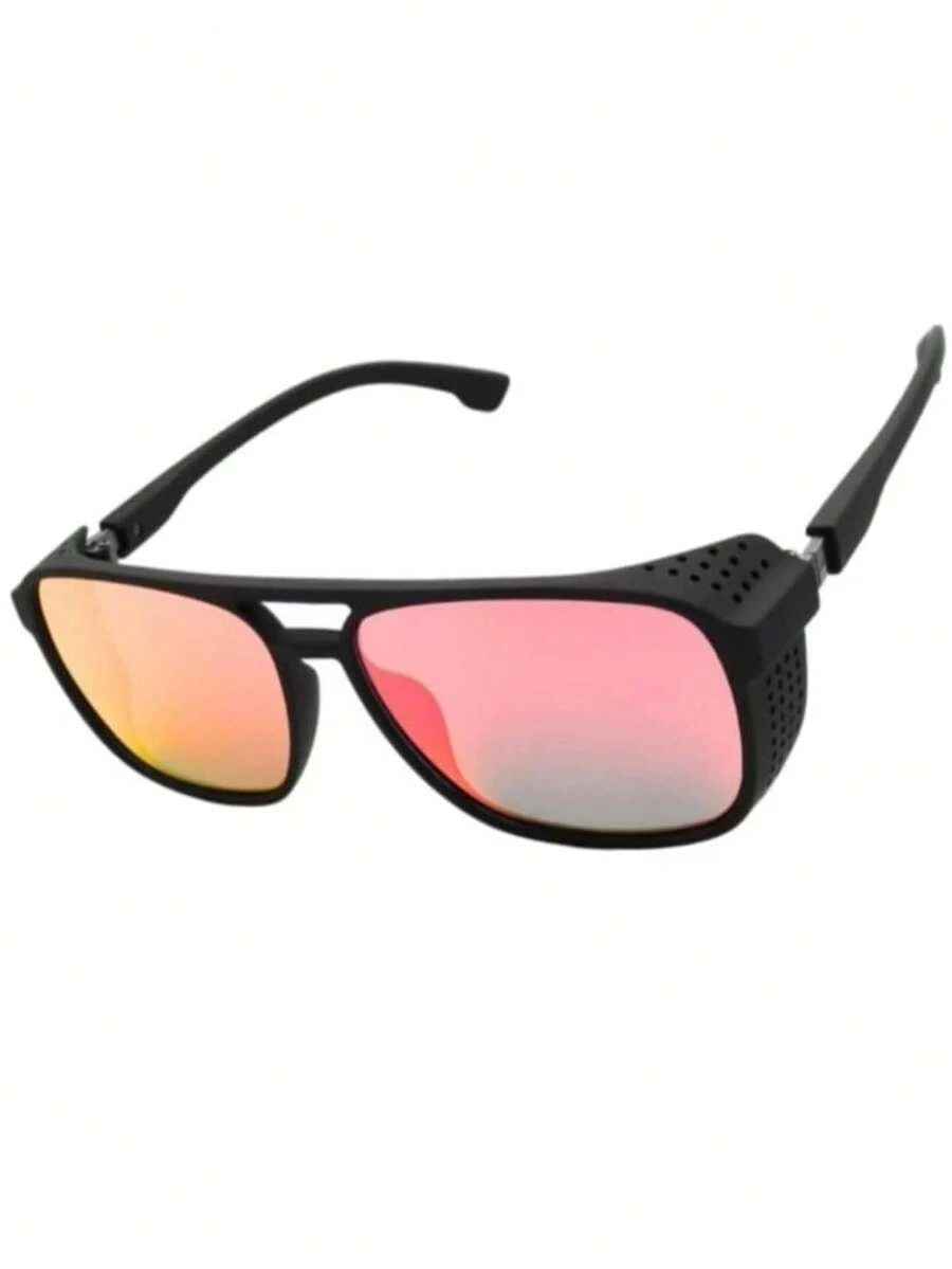 Alok Sunglasses Side Protection Steampunk Zoe Sol Masculine - Gold - View 1