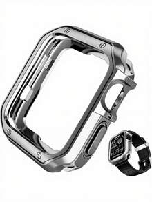 1 PIEZA Carcasa de reloj de TPU de cáscara blanda compatible con iWatch de 38mm, 40mm, 41mm, 42mm, 44mm, 45mm, 49mm. Cubierta protectora para Apple Watch Series 9, 8, 7, 6, 5, SE, 4, 3, 2, 1, Ultra - Para - Ver 12