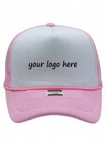 1pc Customizable Photo Or Text Trucker Cap, Unisex Student Mesh Baseball Cap, Suitable As Wedding, Birthday Gift, High Quality, Wholesale Price