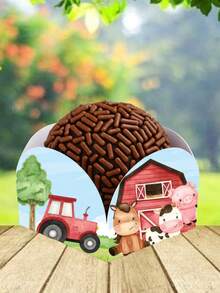 50 Forminhas de Doces Personalizadas Tema Fazendinha MF2