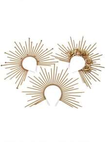 1 Piece Of Women's Crown Headband, Goddess Headband, Sun Headband (With Six Styles To Choose From) Suitable For Parties, Photography, Role-Playing, Festivals, Royal Streetwear, Photography Stage Performances, Cosplay Props, Halloween