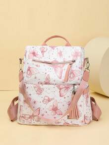 Solid Color Multi-Pocket Backpack For Women, Casual All-Match Middle High School College Students Campus Bookbag, Vacation Leisure Daypack For Outdoors Travel And Daily Use, Simple Business Commuting Work Computer Backpacks - Multicolor - View 5