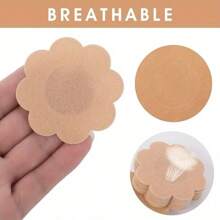 20pcs/50pcs Disposable Nipple Patch Anti-Bump Sticker Summer Anti-Walking Patch Invisible Breathable Anti-Allergic Chest Patch Female Wedding Dress Dance Student Marathon Sports Running Anti-Friction Nipple Patch Summer