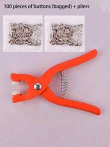 1/50/100pcs Set With Buckle And Installation Tools, For Invisible Snap Buttons, Hidden Snap Buttons For Clothing, Multi-Purpose Fastener Buckles - Multicolor - View 16