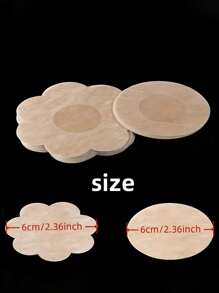 50/100 piezas Almohadillas desechables para enfermería, invisibles y transpirables, cubiertas para pezones antifricción, muy discretas y autoadhesivas, diseñadas para comodidad y confianza en ropa interior y prendas íntimas de mujeres, aptas para verano, bodas, baile, deportes, carrera