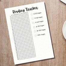 10 trang Nhật ký theo dõi việc đọc sách khổ A5 - Nhật ký đọc sách - Theo dõi việc đọc sách đã lên kế hoạch - Theo dõi thói quen hàng ngày - Nhiều màu - Xem 6