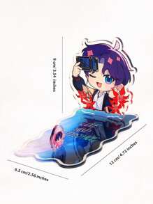 1pc Hot Game Love And Deepspace Creative Phone Stand, 5 Styles And Colors To Choose From, Small Size, Removable, Easy To Carry, Suitable For Various Occasions