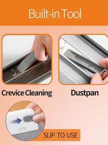 Juego de 3/2/1 cepillo manual multifuncional para limpiar rieles de ventanas, sin necesidad de electricidad. Limpiador de ranuras de ventanas para uso en seco y húmedo, sin desprendimiento de fibras. Herramienta de limpieza para alféizares de ventanas, cepillo universal para rieles de puertas y ventanas. Fácil de limpiar pequeñas grietas y marcos. Adecuado para limpiar ranuras y esquinas de ventanas, así como encimeras de cocina.