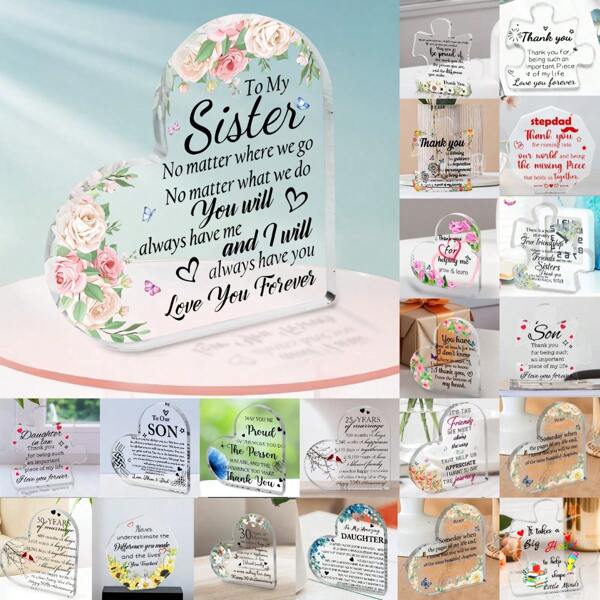 Acrylic PMMA Material, Perfect For Birthdays, New Year's, Weddings, Graduation Ceremonies - The Ideal Gift For Family Members, Graduation Gifts For Family Members