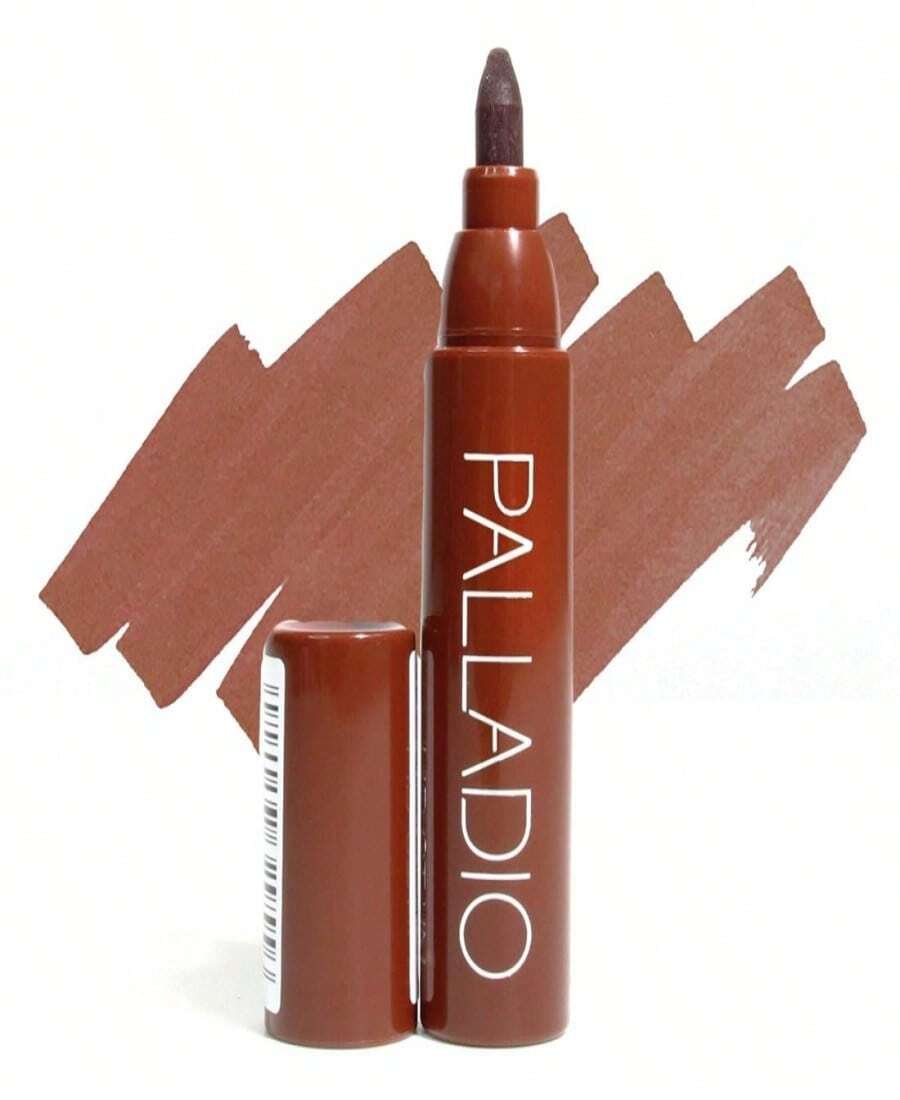 Palladio Lip Stain, Hydrating And Waterproof Formula, Matte Color Look, Longlasting All Day Wear Lip Color, Smudge Proof Natural Finish, Precise Chisel Tip Marker, Mocha Cream - 摩卡奶油 - 查看 1