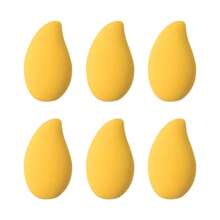 BATENG 6/12pcs Mango-Shaped Makeup Sponge Set – High-Resilience, Non-Latex & Soft Makeup Sponge For Foundation, Cream, Concealer & Powder – Reusable, Skin-Friendly, Dry & Wet Dual Use,Makeup,Cheap,Room Decor,Vanity,Travel,Bedroom,Makeup Accessories,Puff,Makeup Blender,Powder Puff,Makeup Sponge