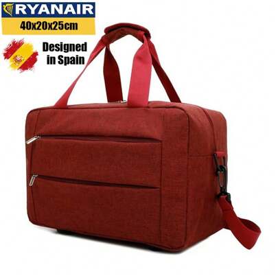 Cabine Bolso 40x20x25cm Ryanair 10kg mano Cabine Bolso Vueling - Negro/AzulMarino/Rosa/Morado/Rojo/Gris/Azulon