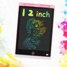 RSP 1pc 16/12/8.5/6.5 Inch LCD Color Drawing Tablet, Writing Pad, With Stylus, Montessori Educational Tool, Erasable Board, Birthday, Christmas, Halloween, Easter Gift