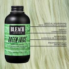 Bleach London Instant Coffee Colour - Light Soft Brown Hair Dye For Blonde Hair - Vegan & -Approved Semi-Permanent Direct Dye - 150 Ml - Pastel Mint Green - 查看 5