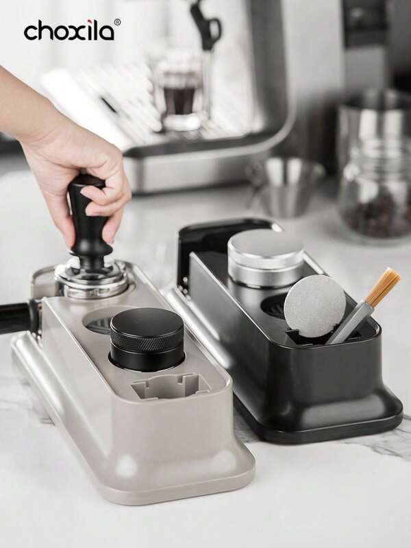 choxila 1 pièce Station de tassage d'expresso, support de tasseur à café, support de tapis de tassage d'expresso