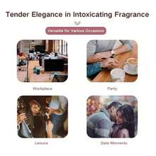 Intense Black Eau De Parfum For Men – Bold, Long-Lasting Cologne For Night Out, 3.4 Fl OzThis Captivating Fragrance Boasts An Unforgettable Suitable For Various Occasions, Giving Gifts To Friends And Lovers - 黑色 - 查看 5