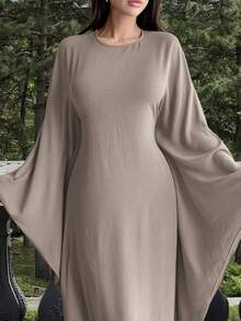 Unadoll Women's Autumn Leisure Outing Festival Date Music Festival Mother's Day Easter Back To School,Christmas, Straight Waist Elegant Robe Dress