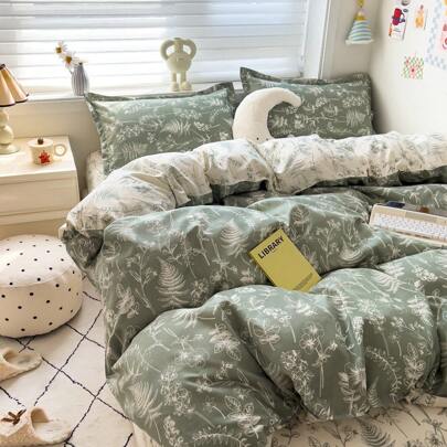 お母さんと赤ちゃんのための新しい4点セット、カテゴリーA、小さな新鮮な起毛4点セット、肌に優しいシーツ、洗いざらしの綿キルトカバー、ドミトリー3点セット