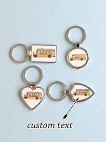 定制 1 件照片和文字钥匙扣、个性化亚克力钥匙扣、定制情侣钥匙扣、照片钥匙圈、情人节、生日礼物、周年纪念日、情侣礼物、色彩鲜艳、可爱、迷人、有趣、卡哇伊、Y2K、时尚、男女通用 - 彩色 - 查看 2