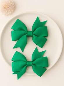 Kids Hair Accessories - màu xanh lá - Xem 1