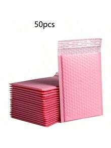 50pcs/Set Bubble Mailers, Padded Envelopes For Shipping, Suitable For Packaging, Self-Sealing Courier Bags, Cosmetics Jewelry Express Packing Bags, Bubble Cushion, Waterproof, Shock-Proof - Pink - View 11