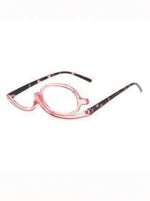 1pc Magnifying Glasses Rotating Makeup Glasses Folding Glasses Cosmetic Universal Glasses,Makeup,Cheap,Room Decor,Vanity,Travel,Bedroom,Makeup Accessories