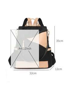 Mochila versátil de moda 2025 para mujer, bolsa de viaje pequeña de tela Oxford, mochila de lona casual antirrobo