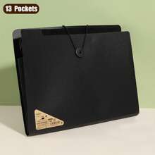 Carpeta de archivo expandible con 5/8/13 bolsillos, ultra ligera y delgada, organizador de archivo acordeón, tamaño A4 carta, organizador de documentos y recibos para el aula, el hogar, la oficina y los viajes