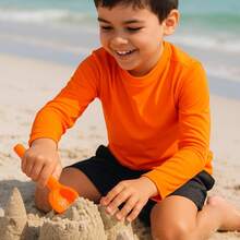 Original UV Protection Thermal T-Shirt Long Sleeve Solar Kids PLT 351 - trái cam - Xem 8