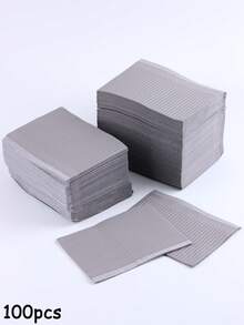 10/100片装防水美甲贴纸，三层可折叠一次性美甲练习垫，美甲沙龙专用（多种颜色可选） - 彩色 - 查看 16