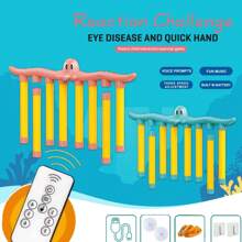 1件装快速反应速度接球游戏，益智室内运动及注意力训练玩具，采用耐用塑料制成，颜色混合，趣味反射挑战投掷接球玩具游戏，适合儿童和成人，提高手眼协调能力和反应速度，家庭互动游戏和儿童玩具，可用于团队建设、野餐、学校活动、新年节日派对礼物。 - 彩色 - 查看 14