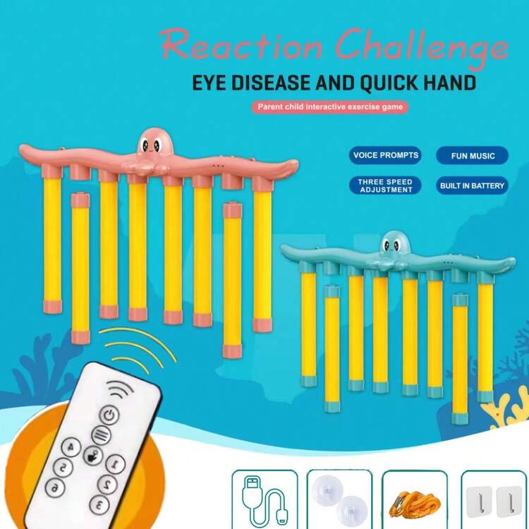 1pc Quick Reaction Speed Catching Game, Intellectual Indoor Sports And Attention Training Toy, Made Of Durable Plastic, Mixed Colors, Fun Reflex Challenge Toss And Catch Toy Game, Suitable For Kids And Adults, Improve Hand-Eye Coordination And Reaction Speed, Family Interactive Game And Children's Toy, Can Be Used For Team Building, Picnics, School Activities, New Year Holiday Party Gifts - Multicolor - View 13