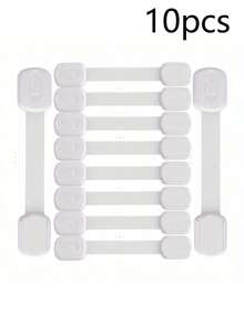 1/5/10 Piece Cabinet Lock, Baby-Proof Drawer Lock, Finger Pinching Prevention, Buckle Design - Multicolor - View 14