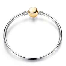 1PC Fashion Women's Round Head Button DIY Pendant Snake Bone Bracelet, Suitable For Daily Matching, Is The Perfect Holiday Gift For Women