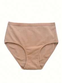 [8 piezas de calzoncillos de talle alto] 8 piezas de calzoncillos sencillos de talle alto, ropa interior cómoda, transpirable y con estiramiento, lencería y ropa interior para mujeres