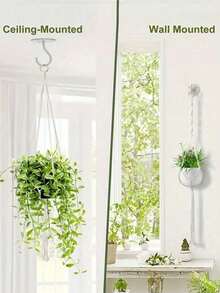 Ceiling/Wall Top Hanger Hook, Load-Bearing Lantern Basket Hooks, Balcony Wall Clothes Drying Hook, Curtain Hooks, Multi-Function Hanging Hooks - Multicolor - View 5