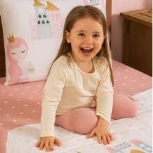 3-Piece Children's Sheet Set, Fun, Colorful Prints, Elastic - Little Princess - View 1