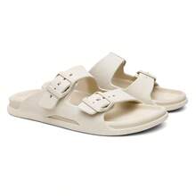 Men's Nuvem Slim Flip Flops Slide Sandal Two Straps Adjustable Buckle Super Light New Release. - Trắng đục - Xem 4