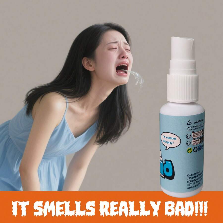 湿屁喷雾 30ml - 强效臭味喷雾 - 超强臭味 - 成人爆笑恶作剧礼物 - 彩色 - 查看 1