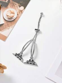 1 Piece Of Women's Watch Strap With Slim Artificial Rhinestones For Apple Watch Strap, Shining Your Watch, Suitable For Apple Watch 1/2/3/4/5/6/7/8/9/10/SeUltra Series Watches 38/42/44/45/46/49 Mm