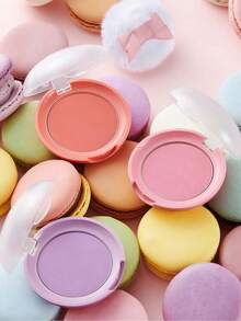 ETUDE Lovely Cookie 腮红 PK004 蜜桃泡芙薄脆，粉质细腻，质地柔滑，打造自然红润妆效，持久显色，提亮肤色，日常妆容，甜美少女风，韩妆，4克/0.14盎司 - PK004 Peach Choux Wafers - 查看 10