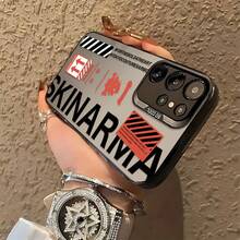 Etiqueta Japonesa Creativa para Samsung S25, S24, S23, S22, S21, S20 FE Ultra Plus 4G 5G, Funda de Teléfono con Cubierta Trasera Mate a Prueba de Golpes. - Colores mixtos - Ver 7