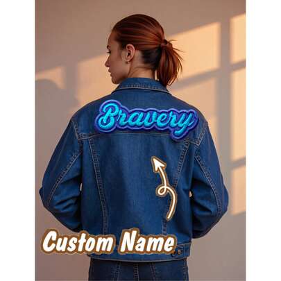 Custom Embroidered Name Patches, Allowing You To Personalize Your Name. These Multi-Functional Name Patches Can Be Ironed/Sewed Onto Jackets. Perfect For Gifting To Mom, Him, Or Her; Ideal For Boyfriends, Girlfriends, Family, Friends, Classmates, Or Best Friends. Suitable For DIY Patches And Can Be Used On Jackets, Hats, Backpacks, Pants, Vests, And Clothing Badges. A Must-Have For Back-To-School Season.