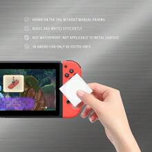 NTAG215 可重写 NFC 标签 - 可擦除和可重复使用，504 字节内存，紧凑型 25 毫米圆形设计，通常与 Tagmo 和 NFC 设备兼容 - 包括 RFID 贴纸