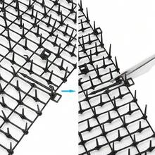 2M Cat Scat Spike Garden Anti-Cat Dog Pest Deterrent Repellent Animal Scarer Mat - Black - View 6