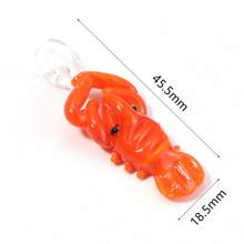 1 buc Pandantiv cu mărgele de sticlă lampwork multicolore, caracatiță, broască, căluț de mare, pește, serie de animale oceanice, accesoriu drăguț pentru bijuterii DIY