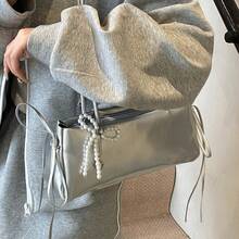 Women Shoulder Bags - 粉紅色-無掛件 - 查看 3